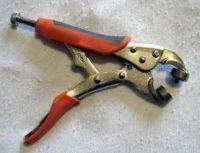 Eyelet Pliers and Hole Punch Tool With 100 Self Backing 3/16 Grommets 